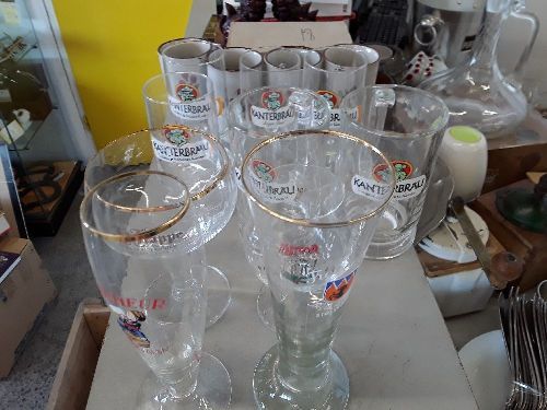 Verre à bière ancien