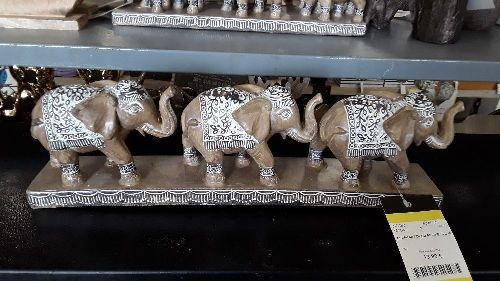 Elephant deco resine *3 l 46