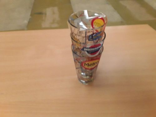 Lot 3 verres anglais