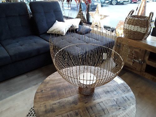 Plat rond met or 52*52*47.5 cm