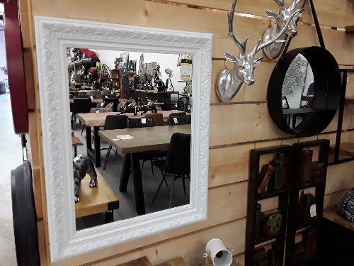 Miroir 60x80 noir / blanc