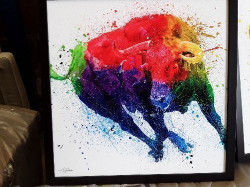Tableau couleur 50x50