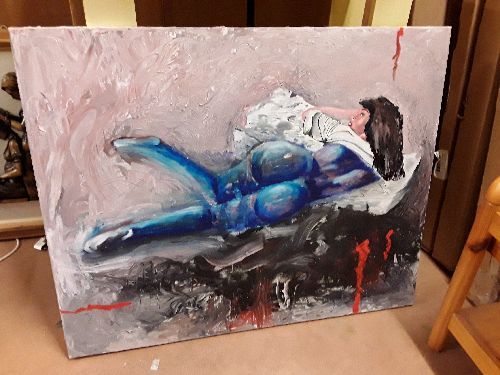 Peinture femme