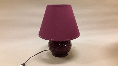 Lampe à poser violette