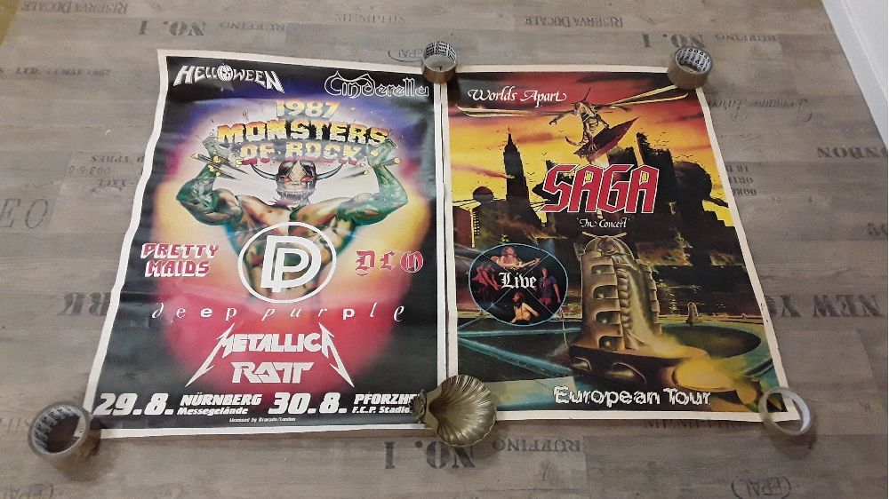 Ancien poster rock metal