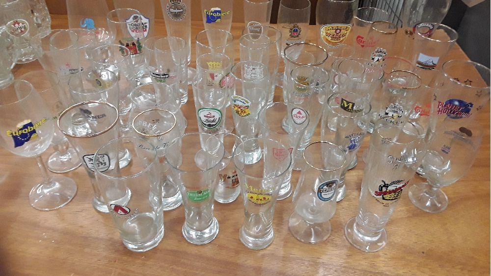 Verre à bière publicitaire