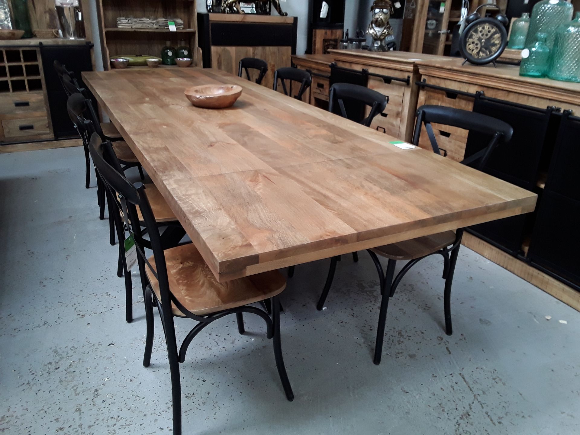 Table manguier avec extension 200 + 100 cm