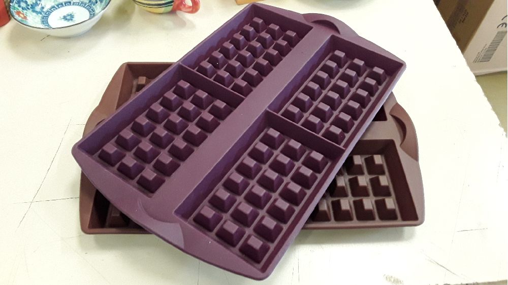 Moules à gauffres silicone tupperware
