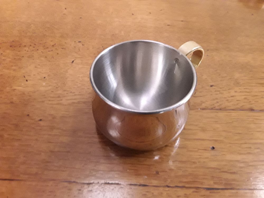 Petite tasse inox