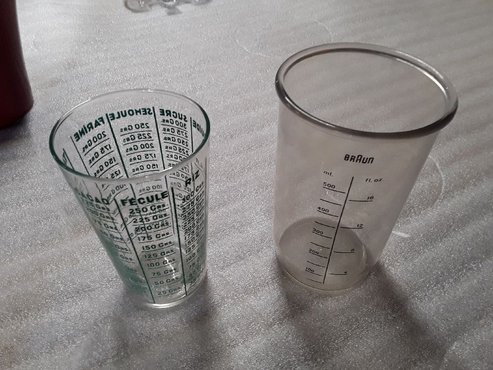 Verre doseur