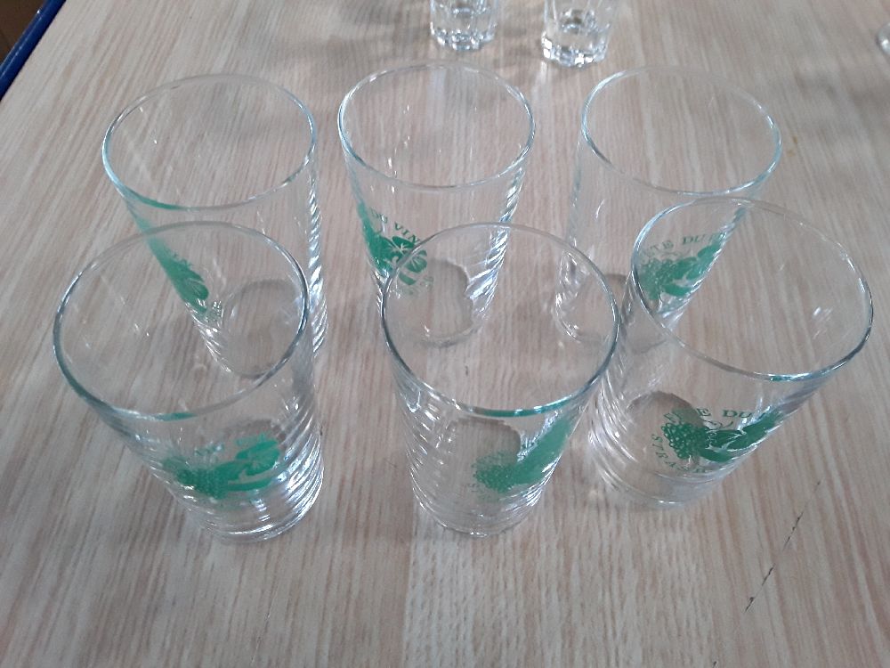 Lot de 6 petits verres