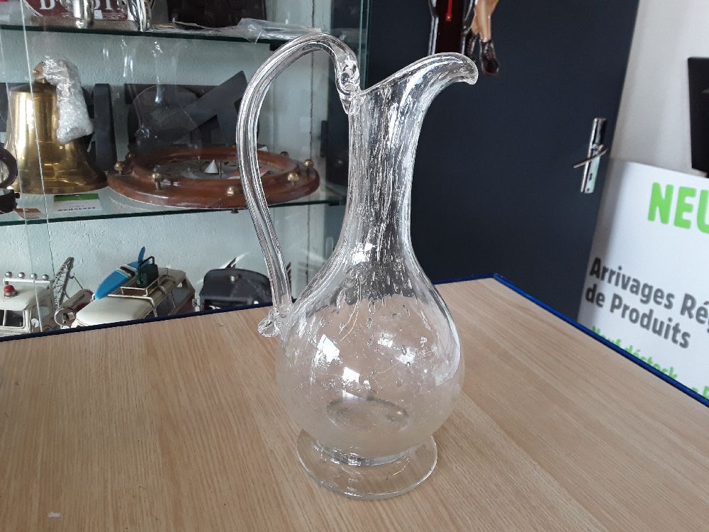 Carafe verre soufflé