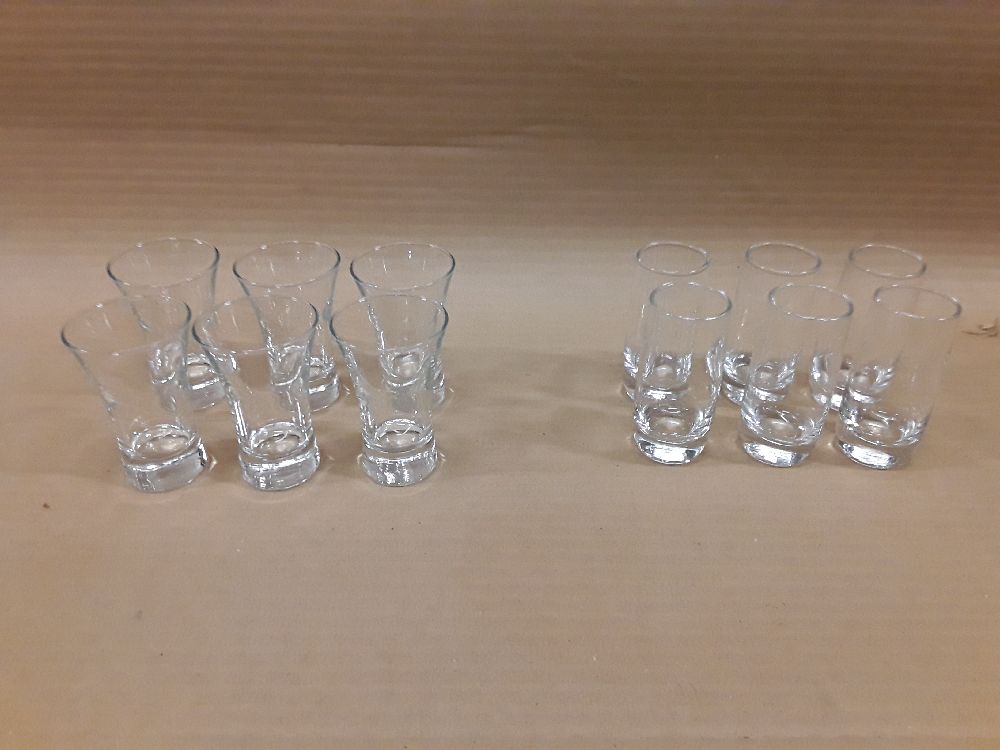 Lot de 6 petits verres