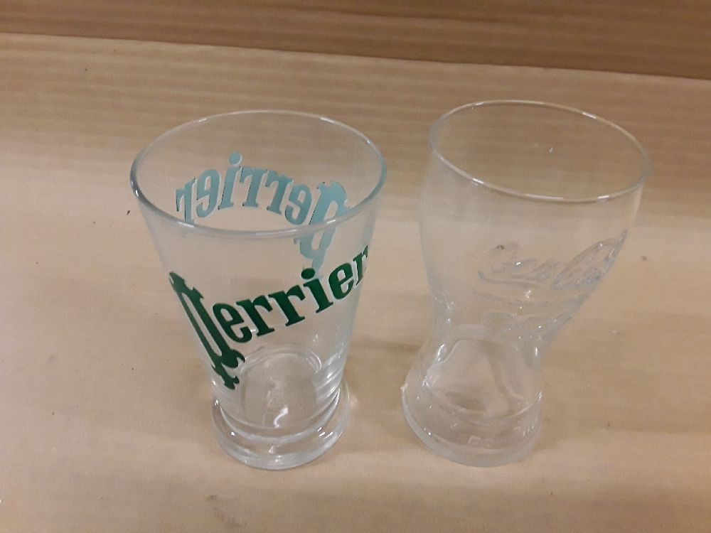 Verre publicitaire