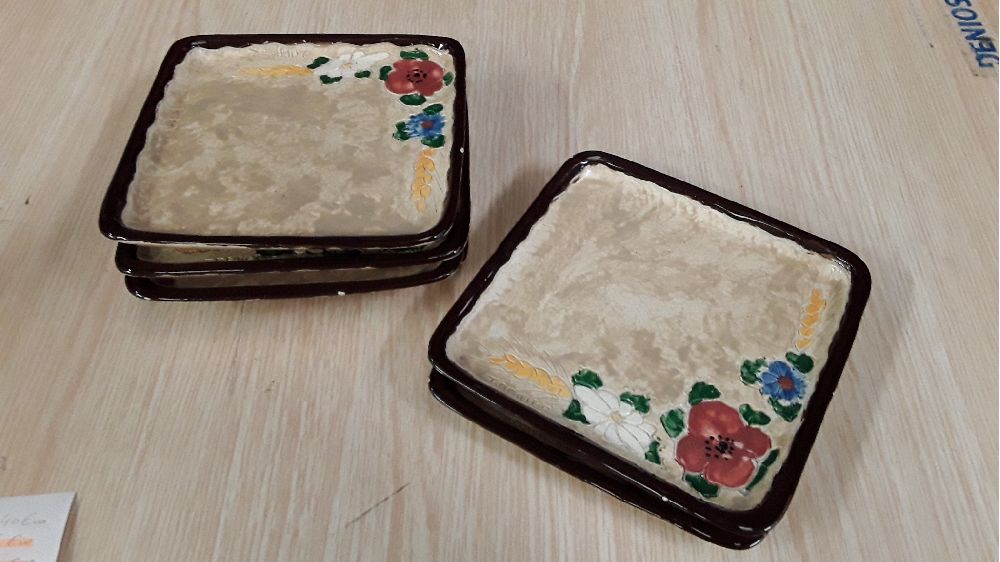 Lot de 6 assiettes j.massier vallauris