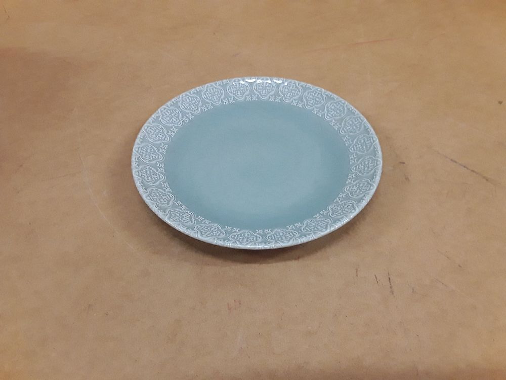 Assiette bleu