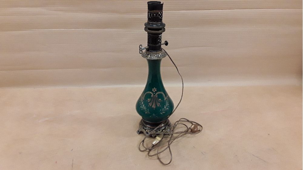 Lampe pied vert