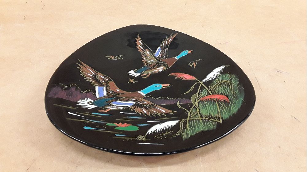 Assiette longwy murale canard