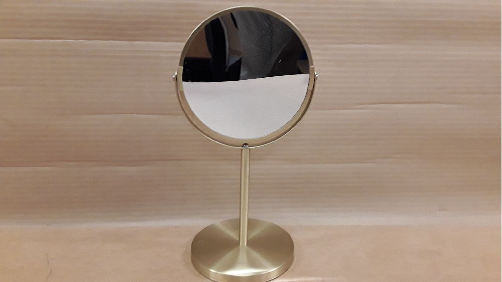 Miroir doré à poser