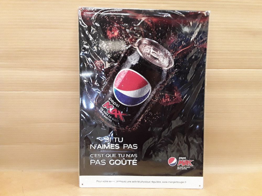 Plaque pub pepsi gm
