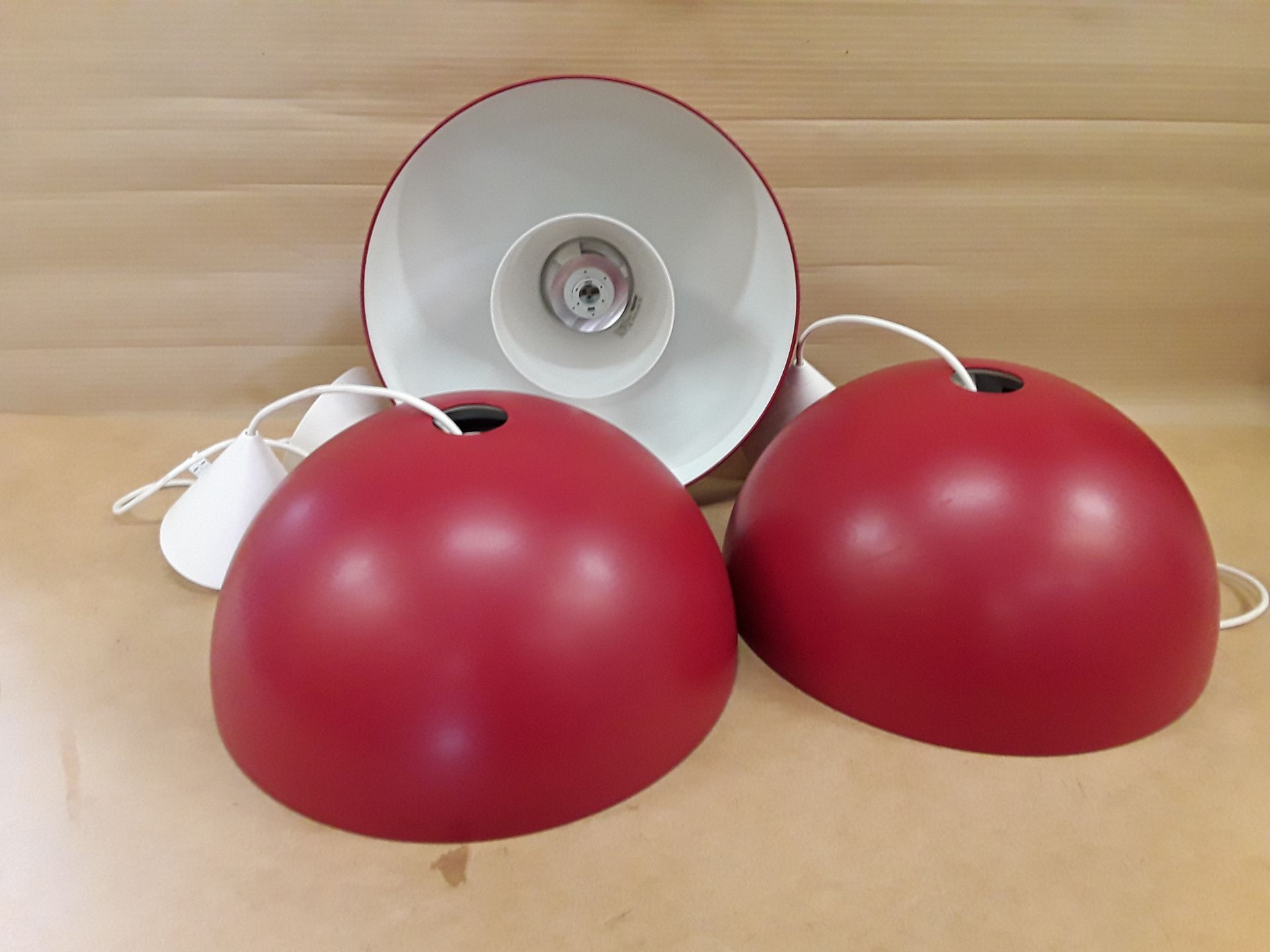Suspension rouge ikea d40cm stock disponible