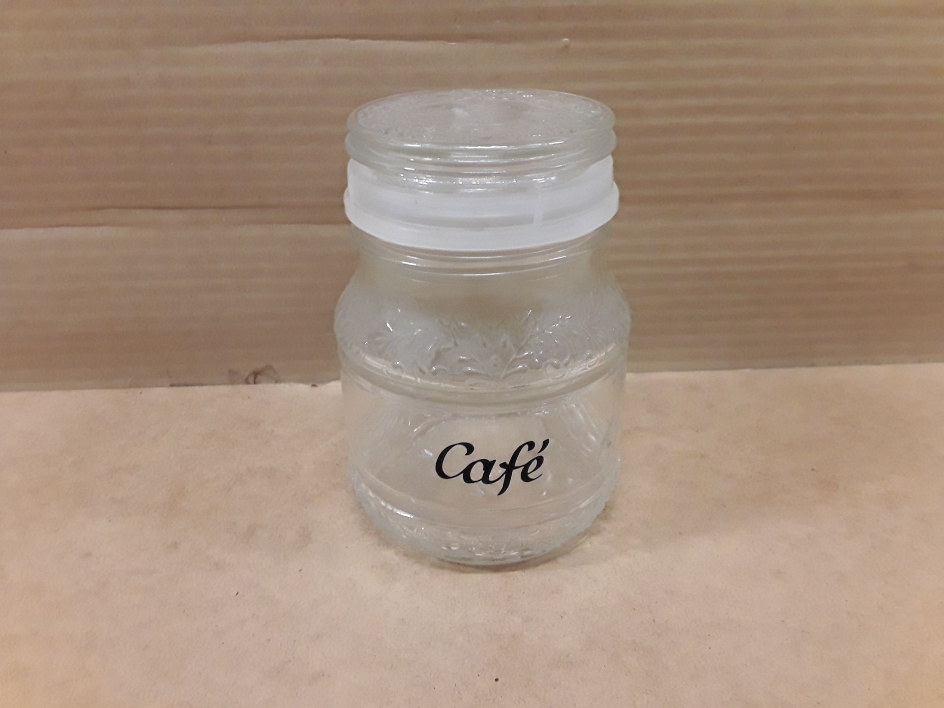 Pot verre café