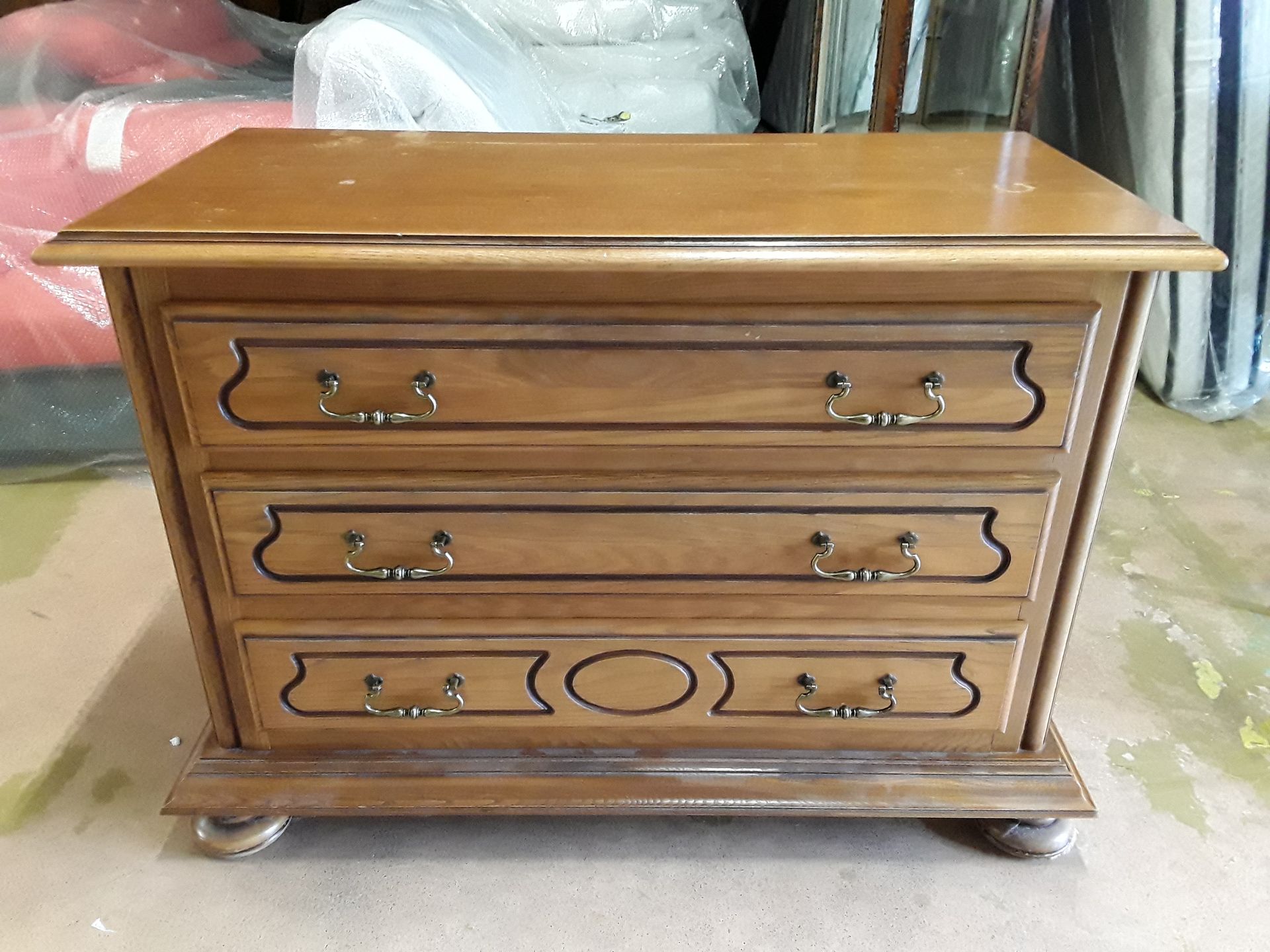 Commode f chene 3 tiroirs