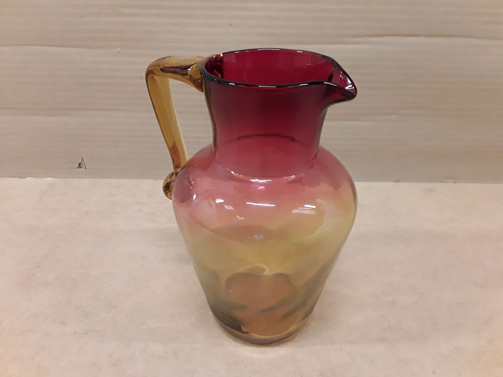 Cruche verre ancienne
